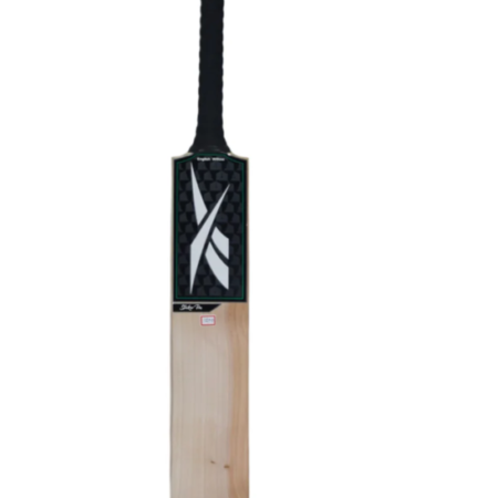 "Reebok Striker Pro English Willow Cricket Bat Size SH – hand-selected Super Grade willow with round handle and concave edges"