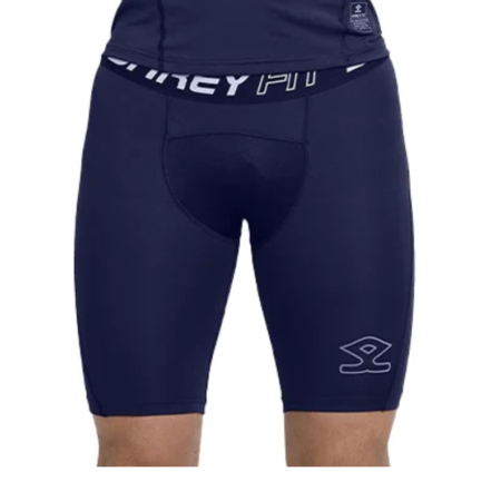 Shrey intense compression cricket shorts navy for performance support