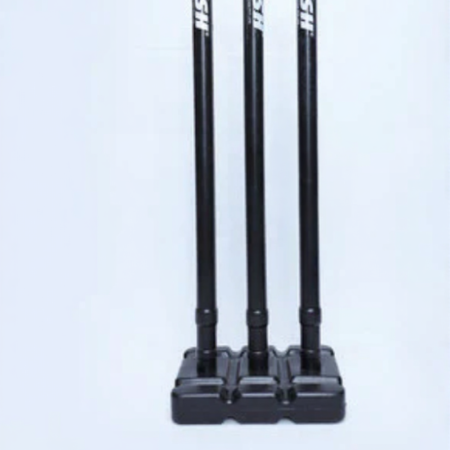 Flash plastic cricket stumps full size PVC wicket set