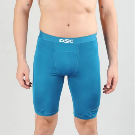 DSC half tight compression shorts navy performance athletic support