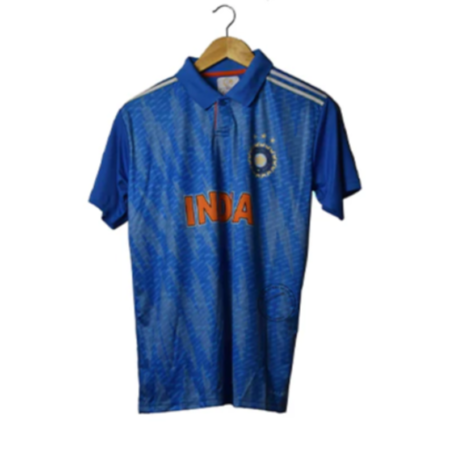 India Cricket Team Jersey Micro PP Replica breathable blue fan shirt