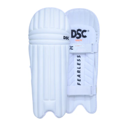 DSC Flex Lite Cricket Batting Pads White – Lightweight Batting Leg Guard Pads