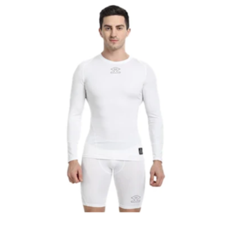 Shrey Intense Compression Cricket Long Sleeve White for performance and support