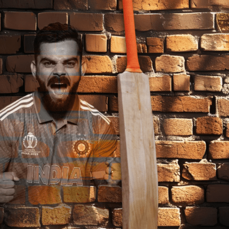Customise Virat Kohli Profile Kashmir Willow Cricket Bat Size SH